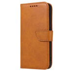 Кожен калъф за Samsung Galaxy S22 - Leather Wallet - Светлокафяв - Image 2