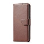 Кожен калъф за Huawei Nova Y70 - Leather Wallet - Тъмнокафяв