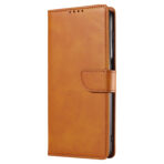 Кожен калъф за Samsung Galaxy S23 - Leather Wallet - Светлокафяв - Image 2