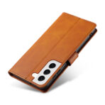 Кожен калъф за Samsung Galaxy S23 - Leather Wallet - Светлокафяв - Image 4