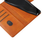 Кожен калъф за Samsung Galaxy S23 - Leather Wallet - Светлокафяв - Image 9