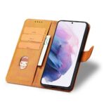 Кожен калъф за Xiaomi Redmi Note 10 Pro 4G - Leather Wallet - Светлокафяв - Image 2