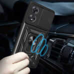 Калъф за Oppo A58 5G / A78 5G - Techsuit Camshield - Син - Image 5