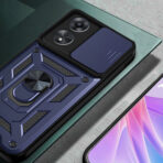 Калъф за Oppo A58 5G / A78 5G - Techsuit Camshield - Син - Image 2