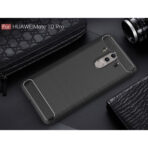 Силиконов Кейс за Huawei Mate 10 Pro - Carbon Silicone - Черен - Image 7