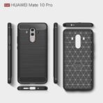 Силиконов Кейс за Huawei Mate 10 Pro - Carbon Silicone - Черен - Image 2