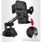 Стойка за телефон Yesido C40 - Гравитационна - Вендуза - Черна - Image 2