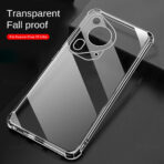 Силиконов Кейс за Huawei Pura 70 Ultra - Shockproof - Прозрачен - Image 5