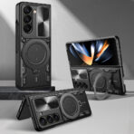 Калъф за Samsung Galaxy Z Fold5 - Techsuit CamGuard Pro - Розов - Image 2