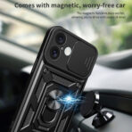 Калъф за iPhone 16 Plus - Techsuit Camshield - Син - Image 3