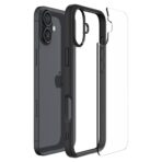 Калъф за iPhone 16 Plus - Spigen Ultra Hybrid - Матово Черен - Image 3