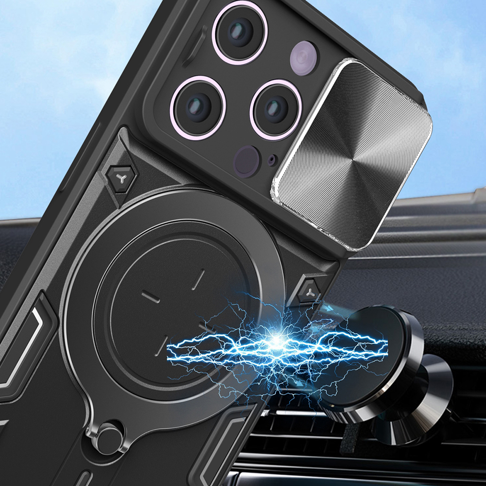 Kalaf za iPhone 16 Pro Max - Camguard - Smartphosis - Cherven - 5 Калъф за iPhone 16 Pro Max - Techsuit CamGuard Pro - Червен - Image 3