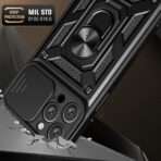 Калъф за iPhone 16 Pro Max - Techsuit Camshield - Зелен - Image 2