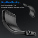 Силиконов Кейс за iPhone 16 - Carbon Silicone - Черен - Image 6