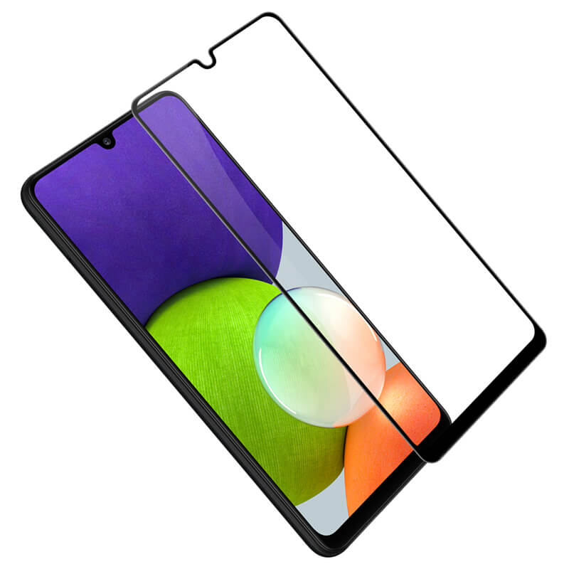 Staklen Protektor 9D Tempered Glass za Samsung Galaxy A22 4G - Smartphosis - Cheren - 3 Стъклен Протектор за Samsung Galaxy A22 4G - 9D Tempered Glass - Черен - Image 4