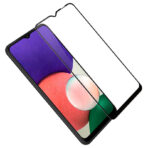 Стъклен Протектор за Samsung Galaxy A22 5G - 9D Tempered Glass - Черен - Image 4
