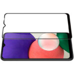 Стъклен Протектор за Samsung Galaxy A22 5G - 9D Tempered Glass - Черен - Image 2