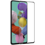 Стъклен Протектор за Samsung Galaxy A51 - 9D Tempered Glass - Черен - Image 2