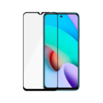 Стъклен Протектор за Xiaomi Redmi 10C - 9D Tempered Glass - Черен