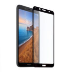 Стъклен Протектор за Xiaomi Redmi 7A - 9D Tempered Glass - Черен - Image 2