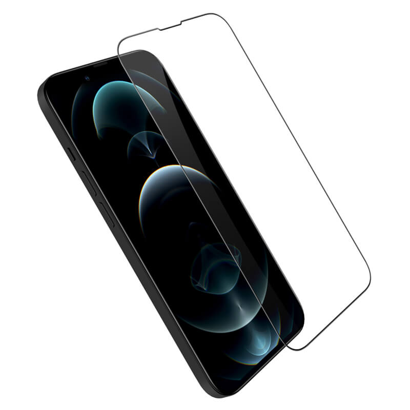 Staklen Protektor 9D Tempered Glass za iPhone 13 Mini - Smartphosis - Cheren - 3 Стъклен Протектор за iPhone 13 Mini - 9D Tempered Glass - Черен - Image 4