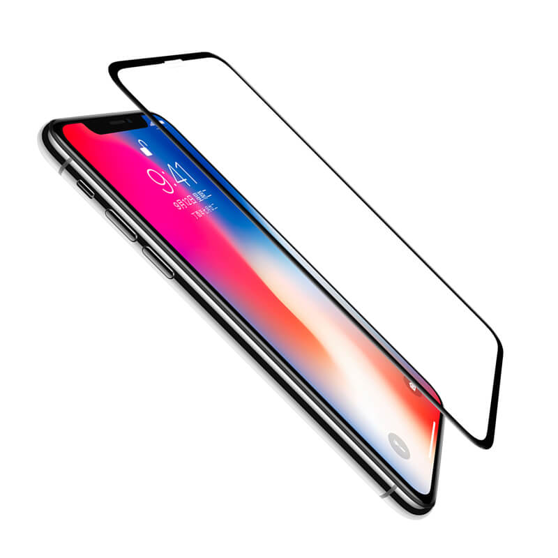 Staklen Protektor 9D Tempered Glass za iPhone XR - Smartphosis - Cheren - 3 Стъклен Протектор за iPhone XR - 9D Tempered Glass - Черен - Image 4