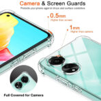 Силиконов Кейс за Oppo A78 4G - Shockproof - Прозрачен - Image 4