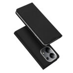 Калъф за Xiaomi Redmi Note 13 4G - Skin Pro - Кожен - Черен
