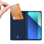 Калъф за Xiaomi Redmi Note 13 4G - Skin Pro - Кожен - Черен - Image 4