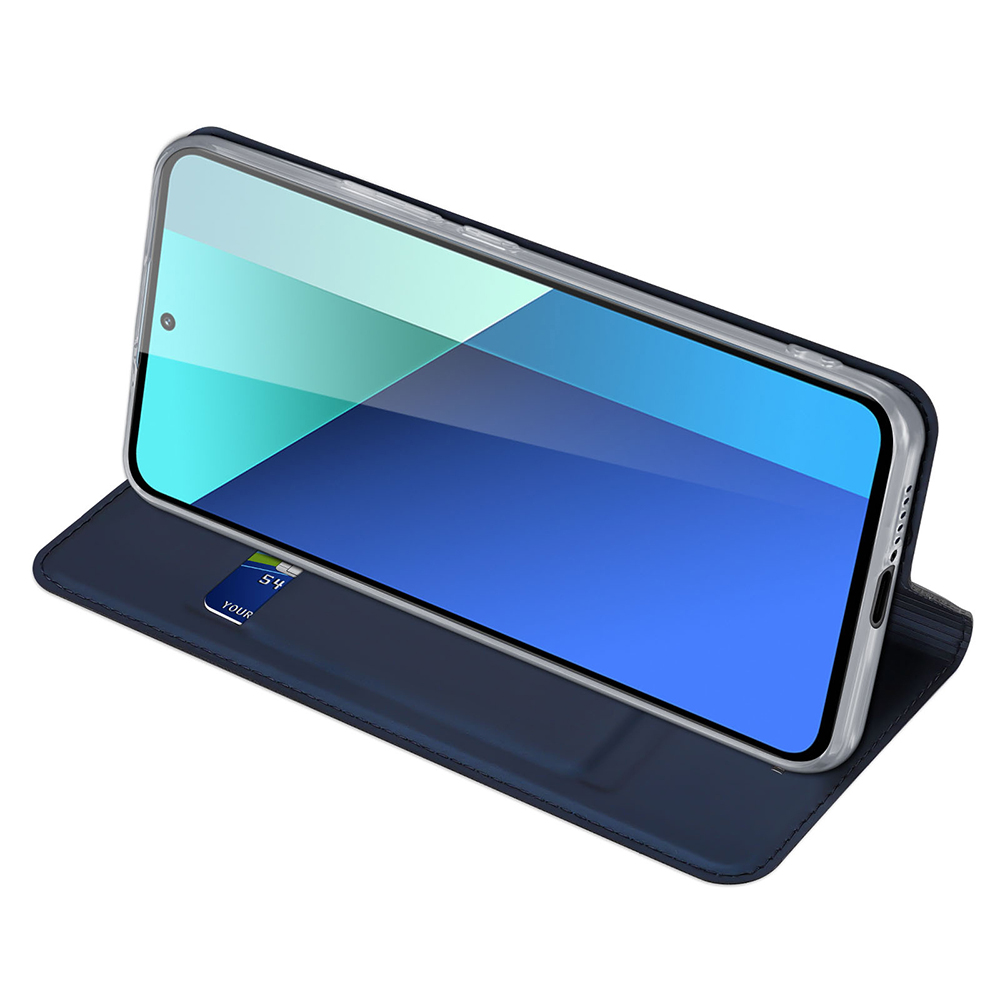Kozhen Kalaf Dux Ducis Skin Pro за Xiaomi Redmi Note 13 4G - cheren - 5 Калъф за Xiaomi Redmi Note 13 4G - Skin Pro - Кожен - Черен - Image 5