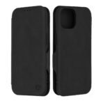 Кожен Калъф за iPhone 15 - Safe Wallet Plus - Черен