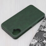 Кожен Калъф за Samsung Galaxy A05 - Safe Wallet Plus - Зелен - Image 3