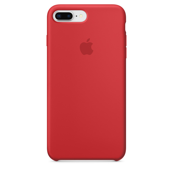 Силиконов Калъф за Apple iPhone 8 Plus - Silicone - Червен