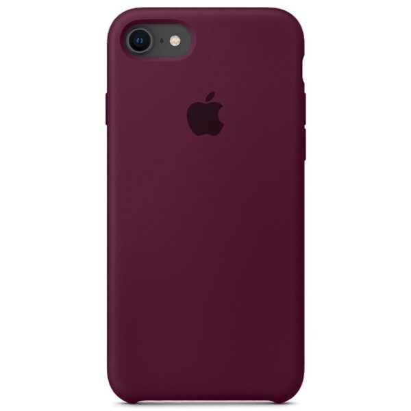 Силиконов Калъф за Apple iPhone SE 2 - Silicone - Бордо