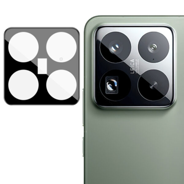 Стъклен Протектор за Камера за Xiaomi 15 Pro - Черен
