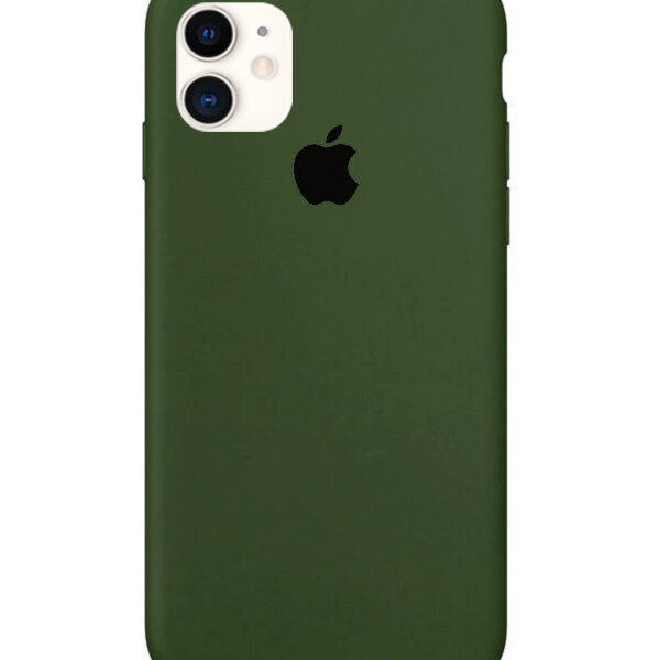 Силиконов Калъф за Apple iPhone 11 - Silicone - Тъмнозелен