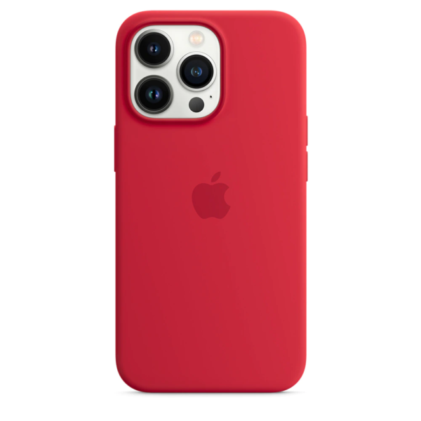 Силиконов Калъф за Apple iPhone 13 Pro Max - Silicone - Червен