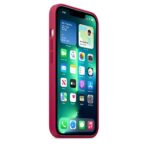 Силиконов Калъф за Apple iPhone 14 - Silicone - Малина - Image 3
