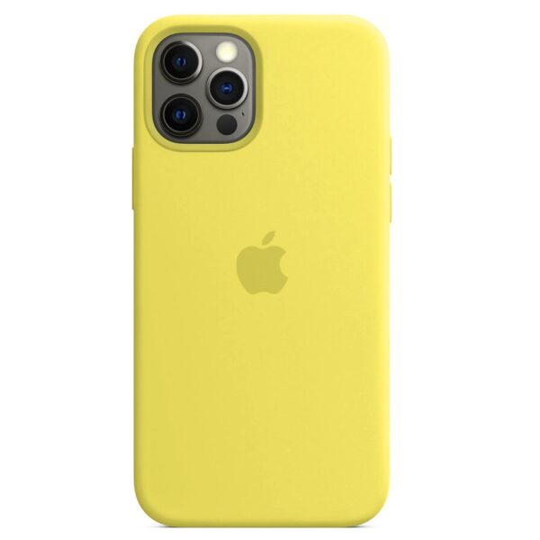Силиконов Калъф за Apple iPhone 13 Pro Max - Silicone - Жълт