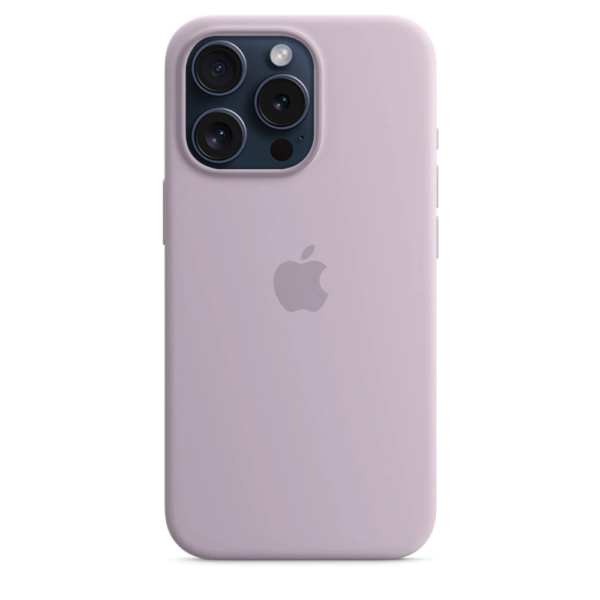 Силиконов Калъф за Apple iPhone 15 Pro - Silicone - Светлолилав