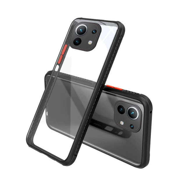 880006 Калъф за Xiaomi Mi 11 - Innova Hybrid Color - Black - Image 1
