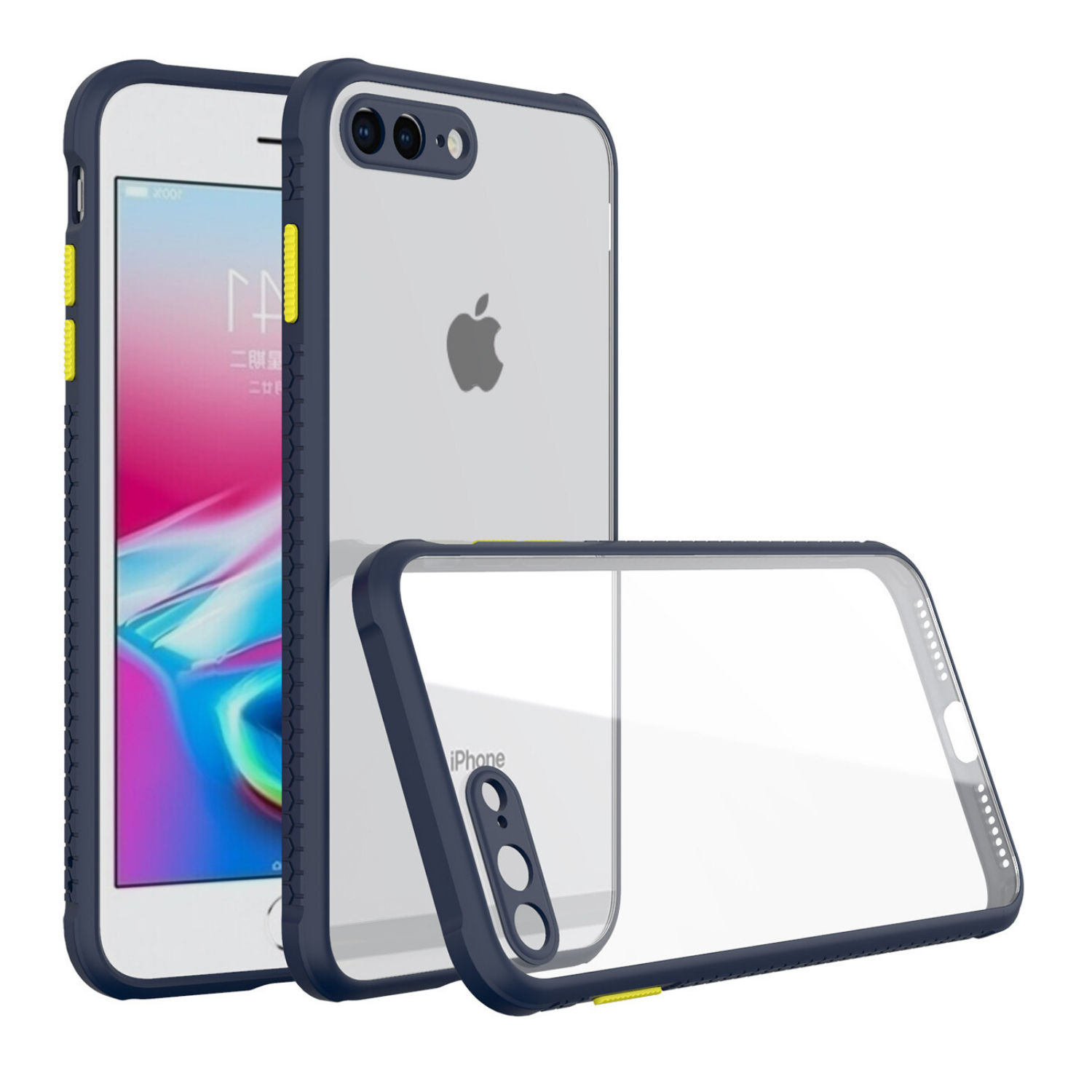 880041 Калъф за iPhone 7 Plus/iPhone 8 Plus - Innova Hybrid Color - Blue - Image 1