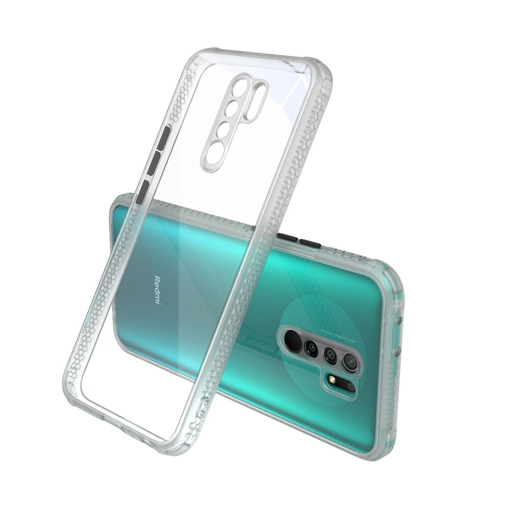880193 Калъф за Xiaomi Redmi 9 - Innova Hybrid Color - White - Image 1