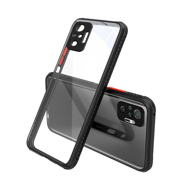 880231 Калъф за Xiaomi Redmi Note 10 Pro/Note 10 Pro Max - Innova Hybrid Color - Black - Image 1