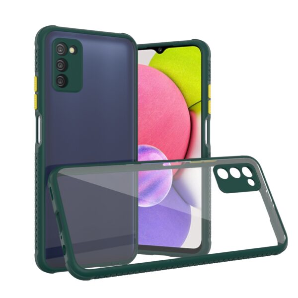 Калъф за Samsung Galaxy A03s - Innova Hybrid Color - Dark Green