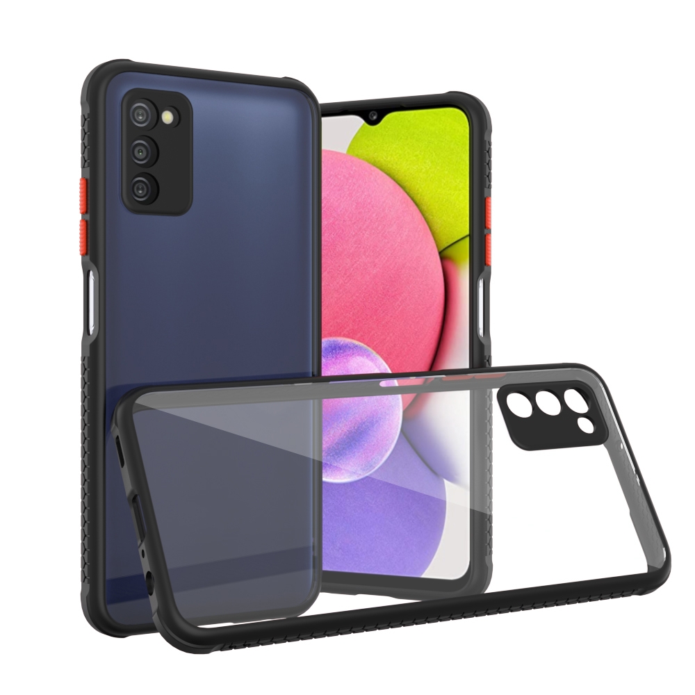 880285 Калъф за Samsung Galaxy A03s - Innova Hybrid Color - Black - Image 1