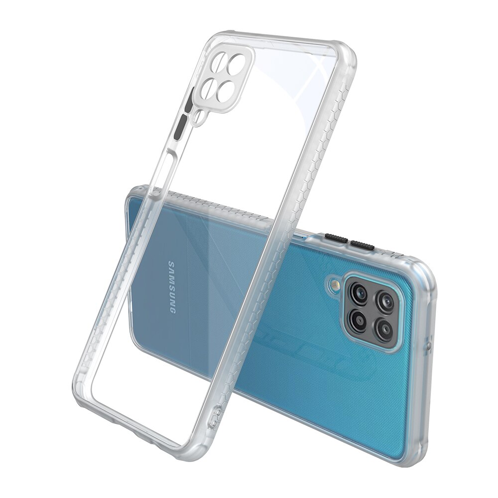 880289 Калъф за Samsung Galaxy A12 - Innova Hybrid Color - White - Image 1